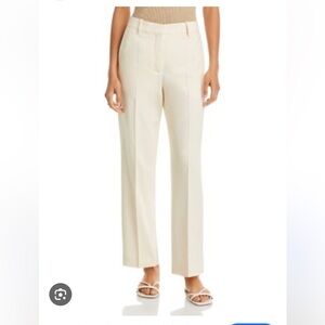 BY MALENE BIRGER Igda High Rise Cream Pants NWOT Size 36 EU 6 US